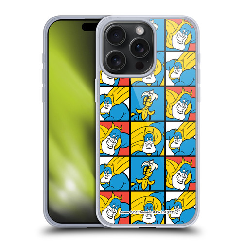 Beano Bananaman Patterns Squares Soft Gel Case for Apple iPhone 15 Pro Max & MagSafe