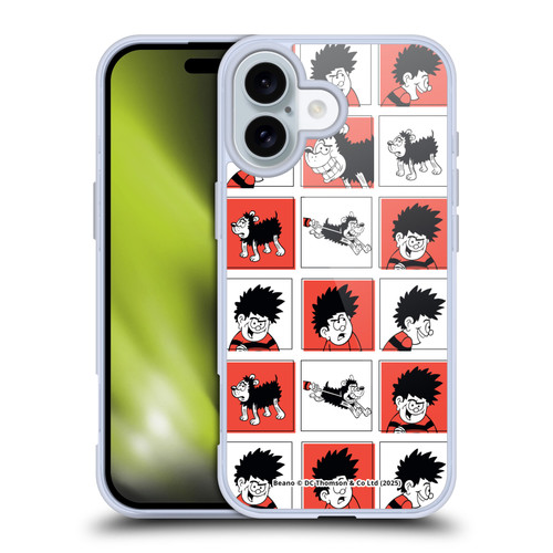 Beano Bananaman Patterns Dennis Soft Gel Case for Apple iPhone 16 & MagSafe