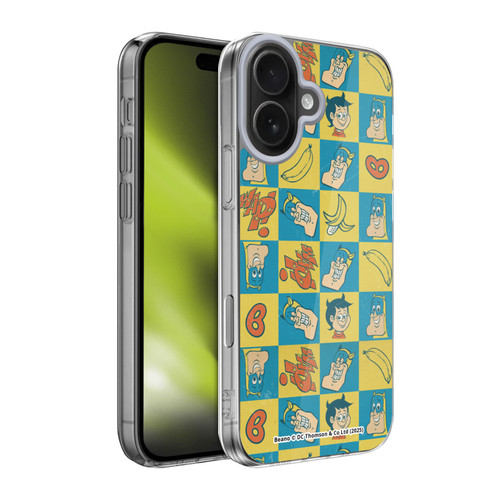 Beano Bananaman Patterns Classic Soft Gel Case for Apple iPhone 17