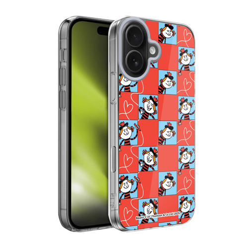 Beano Bananaman Patterns Minnie Heart Soft Gel Case for Apple iPhone 17