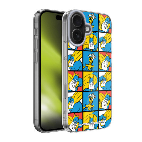 Beano Bananaman Patterns Squares Soft Gel Case for Apple iPhone 17
