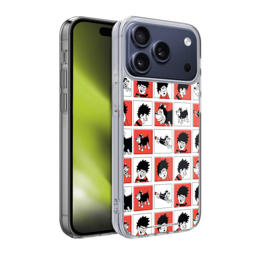 Beano Bananaman Patterns Dennis Soft Gel Case for Apple iPhone 17 Pro