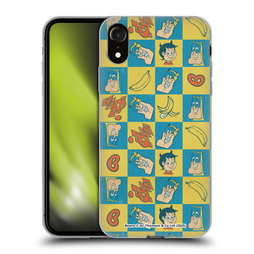 Beano Bananaman Patterns Classic Soft Gel Case for Apple iPhone XR
