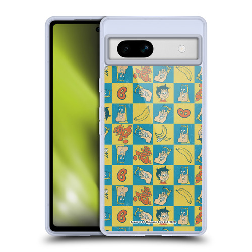 Beano Bananaman Patterns Classic Soft Gel Case for Google Pixel 7a