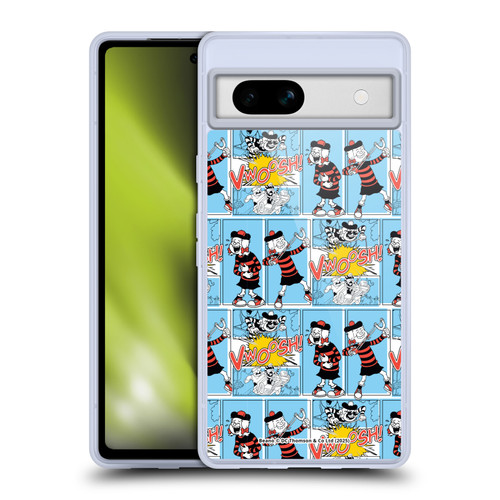 Beano Bananaman Patterns Minnie Soft Gel Case for Google Pixel 7a