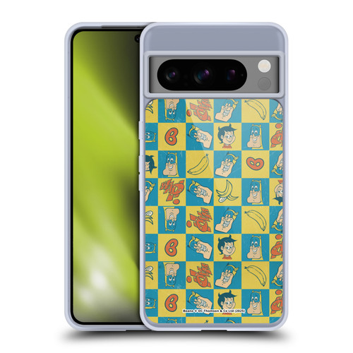 Beano Bananaman Patterns Classic Soft Gel Case for Google Pixel 8 Pro