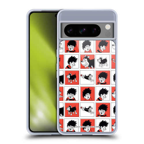 Beano Bananaman Patterns Dennis Soft Gel Case for Google Pixel 8 Pro