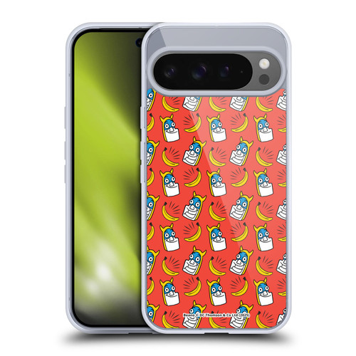 Beano Bananaman Patterns Head Soft Gel Case for Google Pixel 9 Pro XL