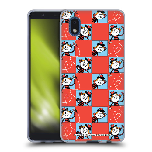 Beano Bananaman Patterns Minnie Heart Soft Gel Case for Samsung Galaxy A01 Core (2020)