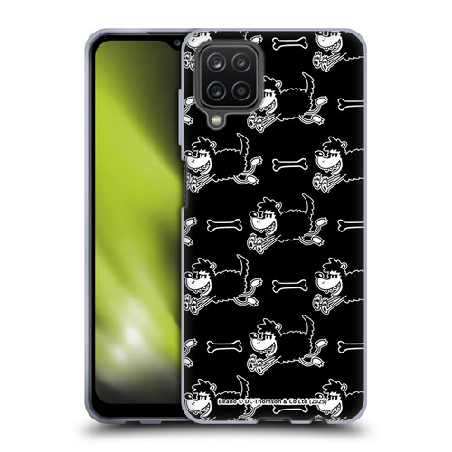 Beano Bananaman Patterns Gnasher Soft Gel Case for Samsung Galaxy A12 (2020)