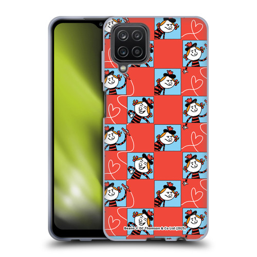 Beano Bananaman Patterns Minnie Heart Soft Gel Case for Samsung Galaxy A12 (2020)
