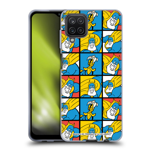Beano Bananaman Patterns Squares Soft Gel Case for Samsung Galaxy A12 (2020)