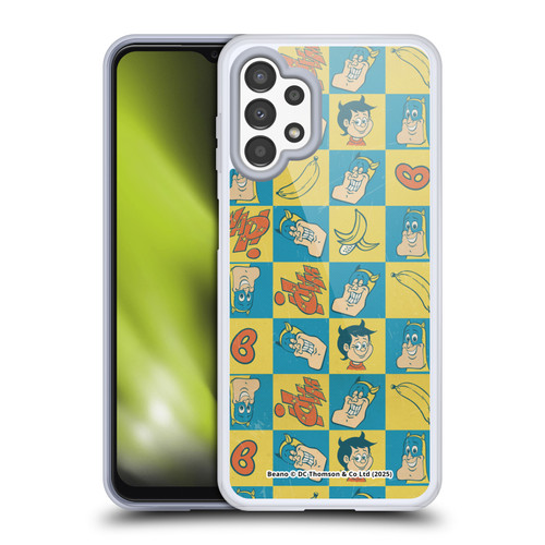 Beano Bananaman Patterns Classic Soft Gel Case for Samsung Galaxy A13 (2022)