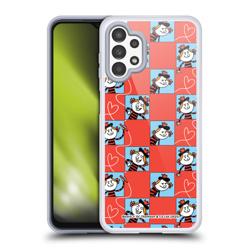 Beano Bananaman Patterns Minnie Heart Soft Gel Case for Samsung Galaxy A13 (2022)