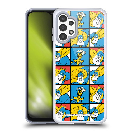 Beano Bananaman Patterns Squares Soft Gel Case for Samsung Galaxy A13 (2022)