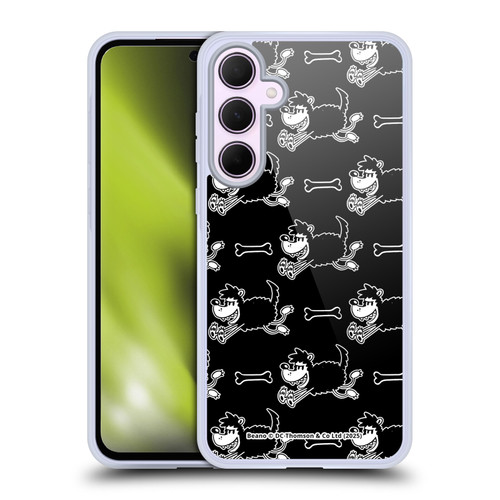 Beano Bananaman Patterns Gnasher Soft Gel Case for Samsung Galaxy A35 5G