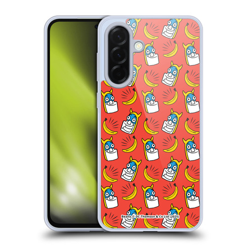 Beano Bananaman Patterns Head Soft Gel Case for Samsung Galaxy A36 5G