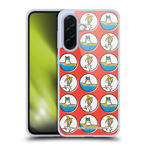 Beano Bananaman Patterns Red Circles Soft Gel Case for Samsung Galaxy A36 5G