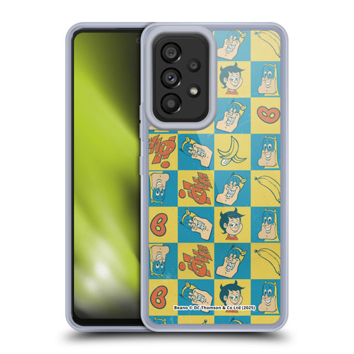 Beano Bananaman Patterns Classic Soft Gel Case for Samsung Galaxy A53 5G (2022)