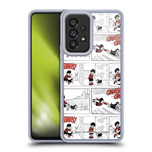 Beano Bananaman Patterns Dennis Gnasher Soft Gel Case for Samsung Galaxy A53 5G (2022)