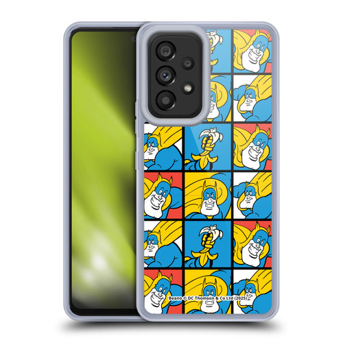 Beano Bananaman Patterns Squares Soft Gel Case for Samsung Galaxy A53 5G (2022)