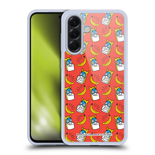 Beano Bananaman Patterns Head Soft Gel Case for Samsung Galaxy A56 5G