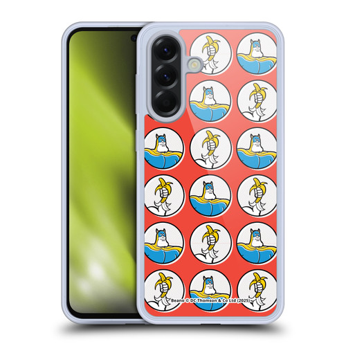 Beano Bananaman Patterns Red Circles Soft Gel Case for Samsung Galaxy A56 5G