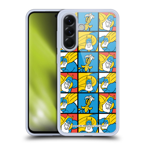 Beano Bananaman Patterns Squares Soft Gel Case for Samsung Galaxy A56 5G