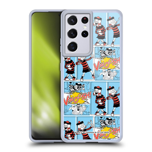 Beano Bananaman Patterns Minnie Soft Gel Case for Samsung Galaxy S21 Ultra 5G & MagSafe