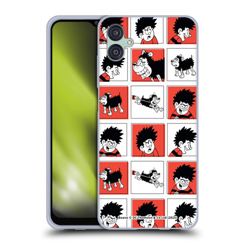 Beano Bananaman Patterns Dennis Soft Gel Case for Samsung Galaxy M04 5G / A04e