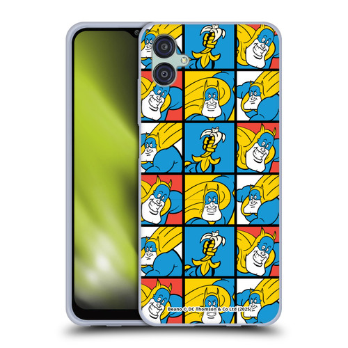 Beano Bananaman Patterns Squares Soft Gel Case for Samsung Galaxy M04 5G / A04e
