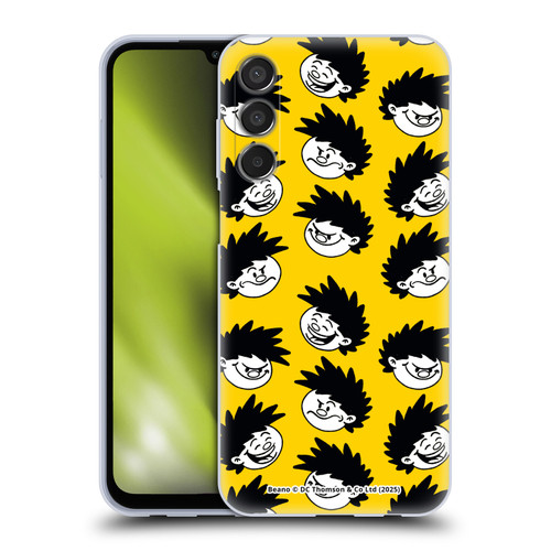 Beano Bananaman Patterns Dennis Head Soft Gel Case for Samsung Galaxy M15/F15 5G