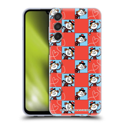 Beano Bananaman Patterns Minnie Heart Soft Gel Case for Samsung Galaxy M15/F15 5G