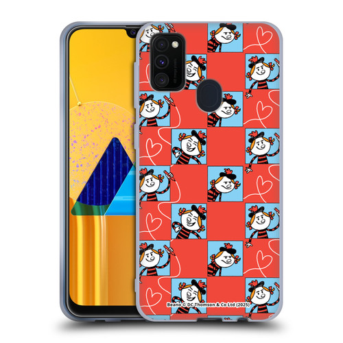 Beano Bananaman Patterns Minnie Heart Soft Gel Case for Samsung Galaxy M30s (2019)/M21 (2020)