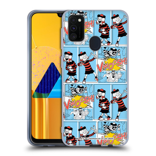 Beano Bananaman Patterns Minnie Soft Gel Case for Samsung Galaxy M30s (2019)/M21 (2020)