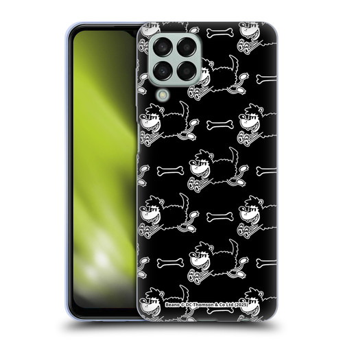 Beano Bananaman Patterns Gnasher Soft Gel Case for Samsung Galaxy M33 (2022)