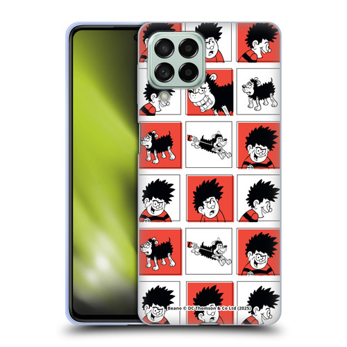 Beano Bananaman Patterns Dennis Soft Gel Case for Samsung Galaxy M53 (2022)