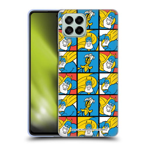 Beano Bananaman Patterns Squares Soft Gel Case for Samsung Galaxy M53 (2022)
