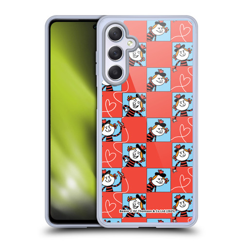 Beano Bananaman Patterns Minnie Heart Soft Gel Case for Samsung Galaxy M54 5G