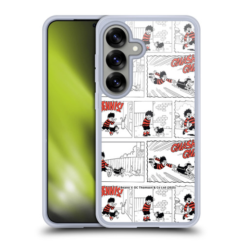 Beano Bananaman Patterns Dennis Gnasher Soft Gel Case for Samsung Galaxy S25 & MagSafe