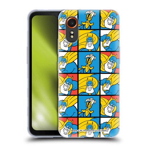 Beano Bananaman Patterns Squares Soft Gel Case for Samsung Galaxy Xcover7 5G