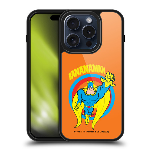 Beano Bananaman Graphics Fly Gel Armour Case For Apple iPhone 15 Pro