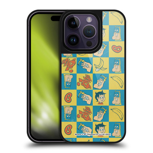 Beano Bananaman Patterns Classic Gel Armour Case For Apple iPhone 14 Pro