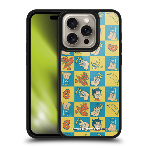 Beano Bananaman Patterns Classic Gel Armour Case For Apple iPhone 16 Pro