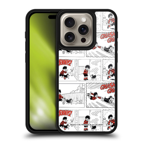 Beano Bananaman Patterns Dennis Gnasher Gel Armour Case For Apple iPhone 16 Pro