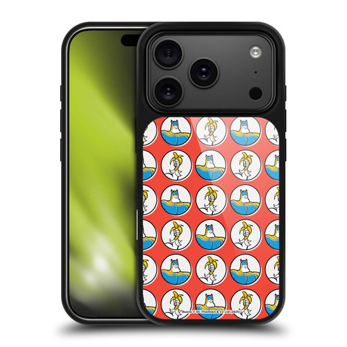 Beano Bananaman Patterns Red Circles Gel Armour Case For Apple iPhone 17 Pro
