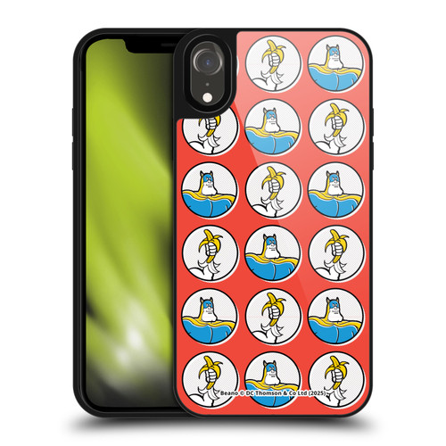 Beano Bananaman Patterns Red Circles Gel Armour Case For Apple iPhone XR