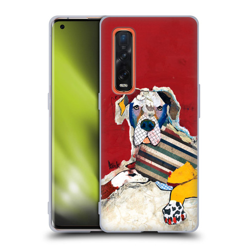 Michel Keck Dogs 2 Great Dane Soft Gel Case for OPPO Find X2 Pro 5G