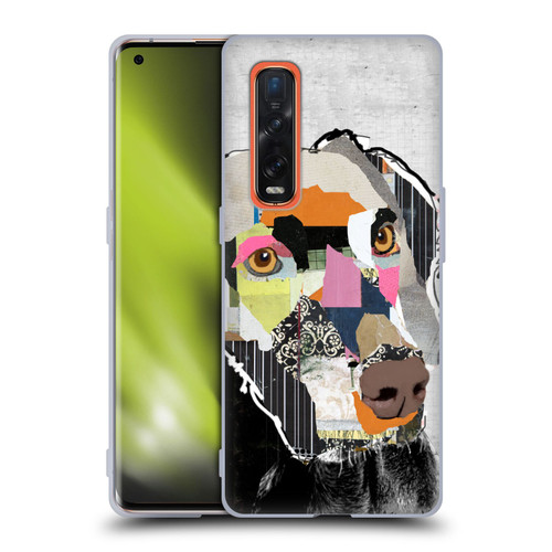 Michel Keck Dogs 2 Weimaraner Soft Gel Case for OPPO Find X2 Pro 5G