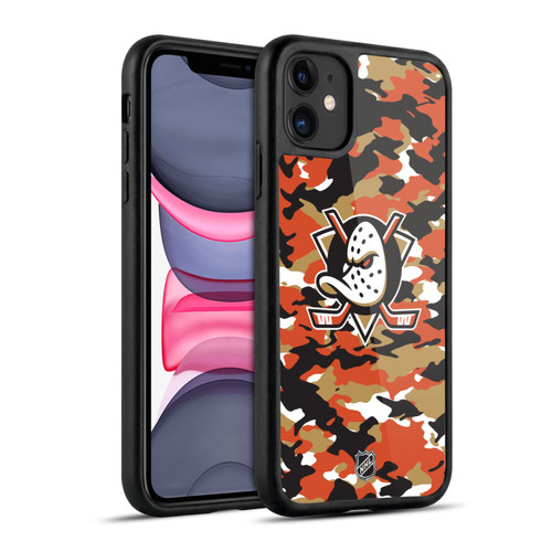 NHL Anaheim Ducks Camouflage Gel Armour Case For Apple iPhone 11
